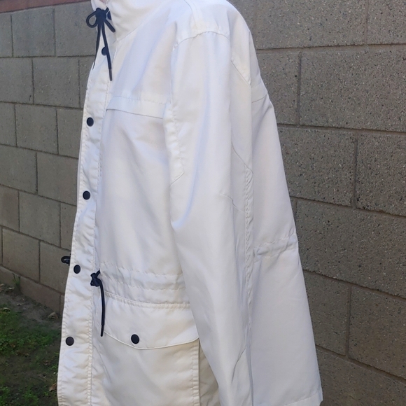 Men's Hooded Windbreaker, Forever21, White in Large - Picture 7 of 15